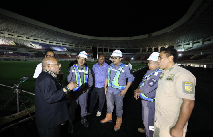 Gubernur Sebut Penyelesaian Stadion Papua Bangkit Berpotensi Molor